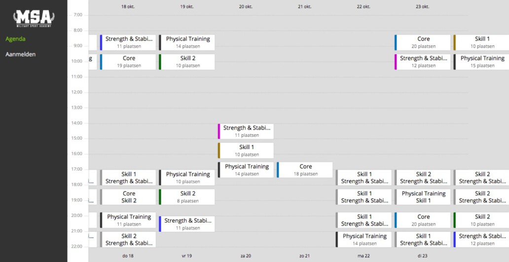 Military Sport Academy Sint Amandsberg Portfolio ESKIDOOS