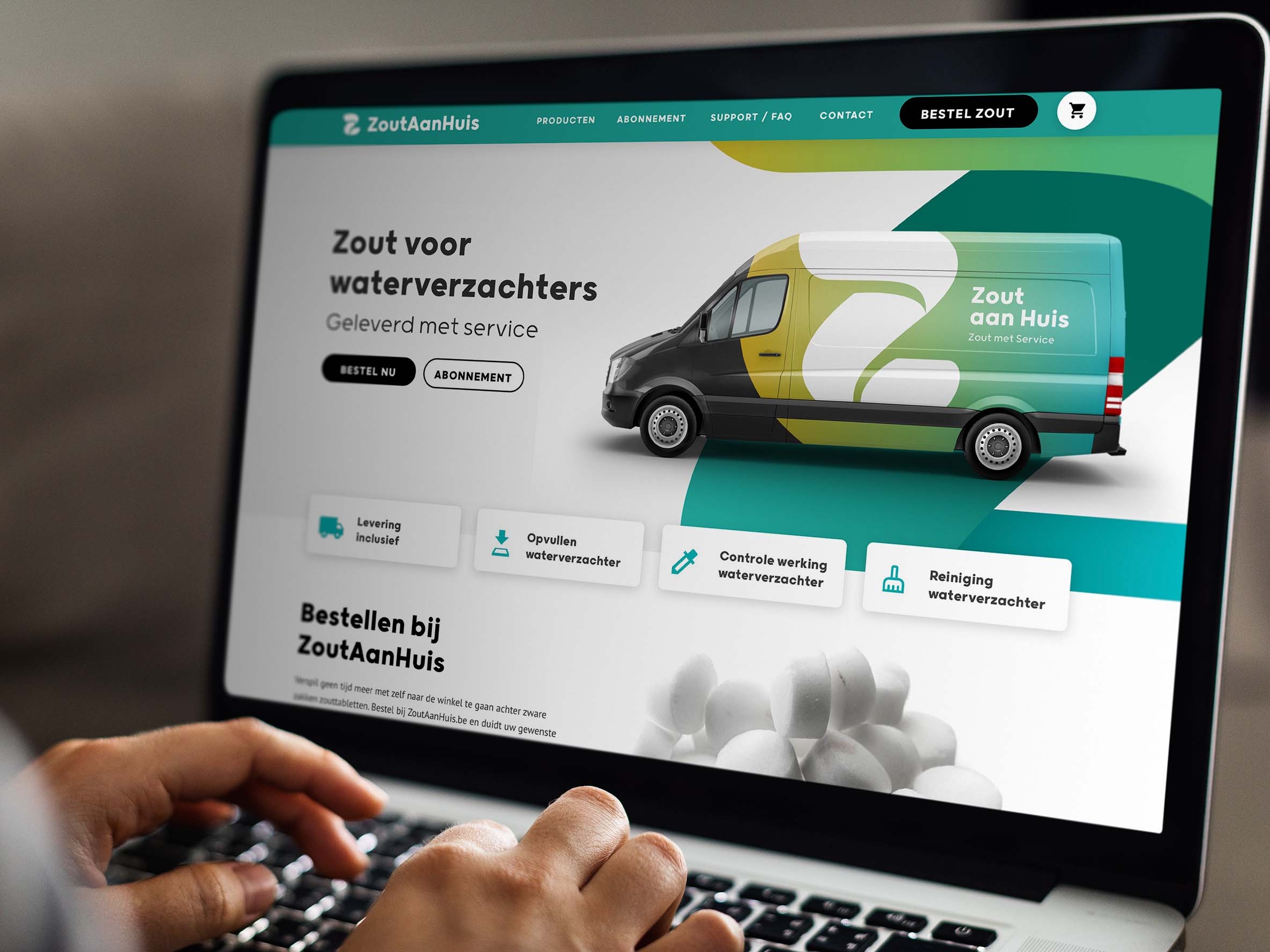 Bestellen bij Zout aan huis