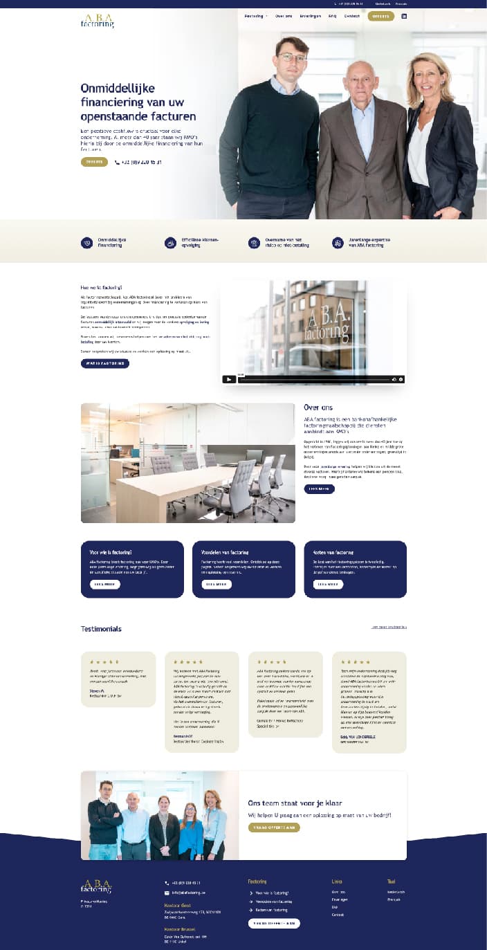 aba factoring pagina goede website preview