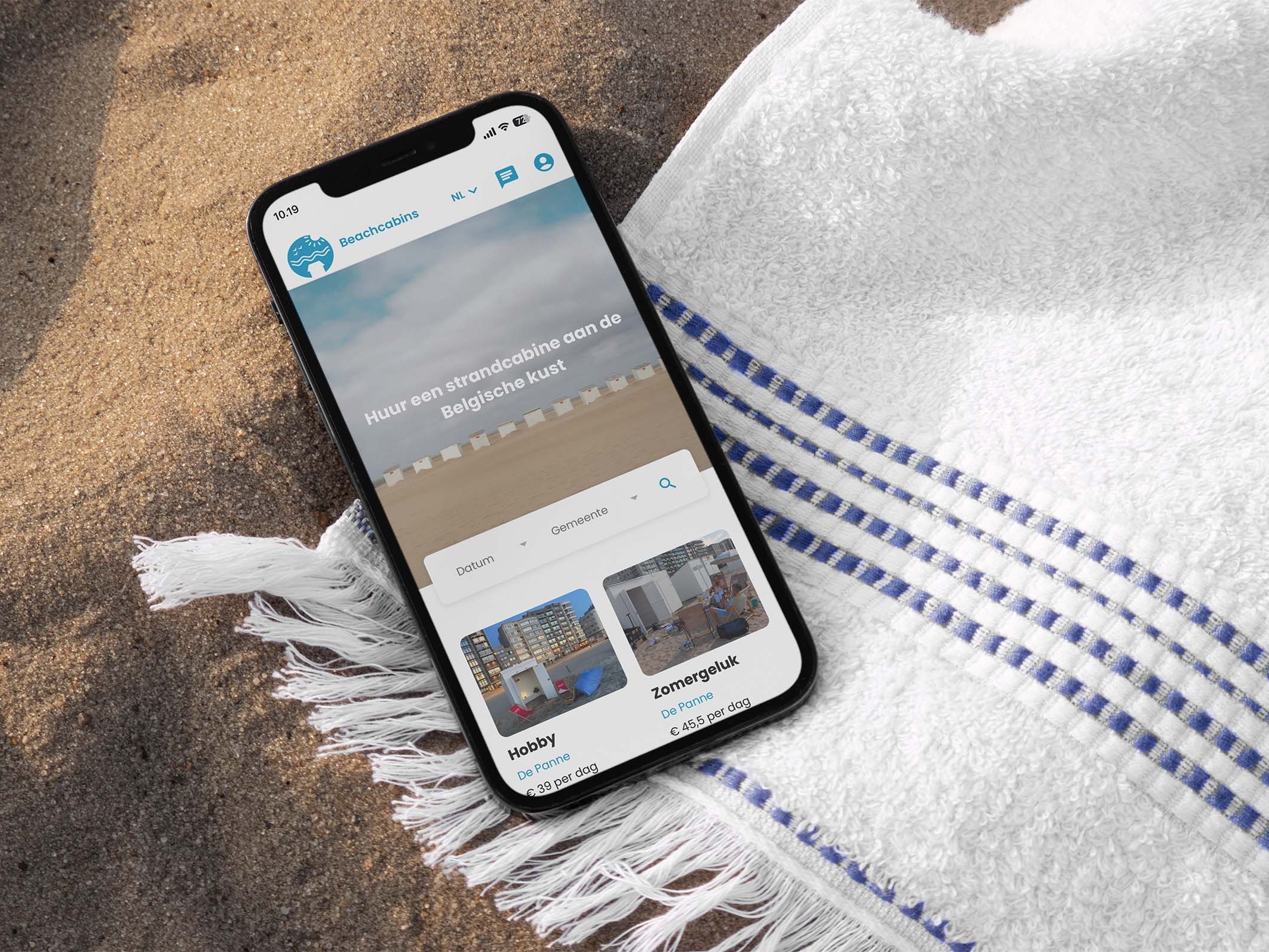 strandcabine huren - beachcabins